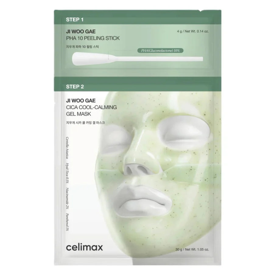 Ji Woo Gae Cica PHA Peel 2-Step Gel Mask