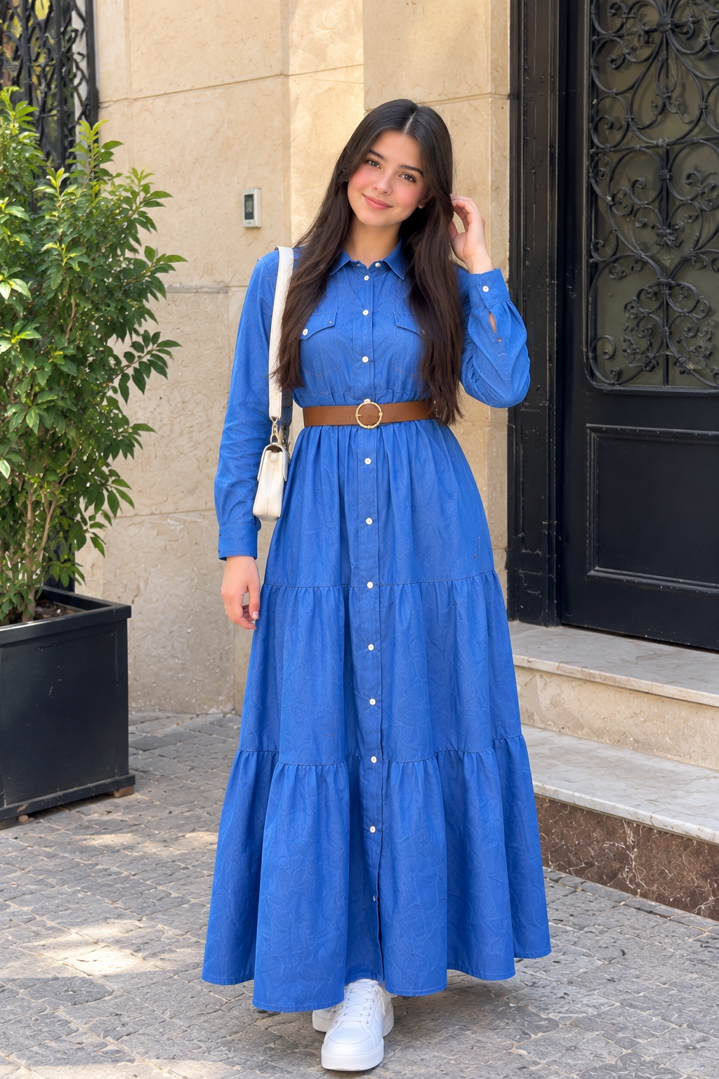 Robe jeans