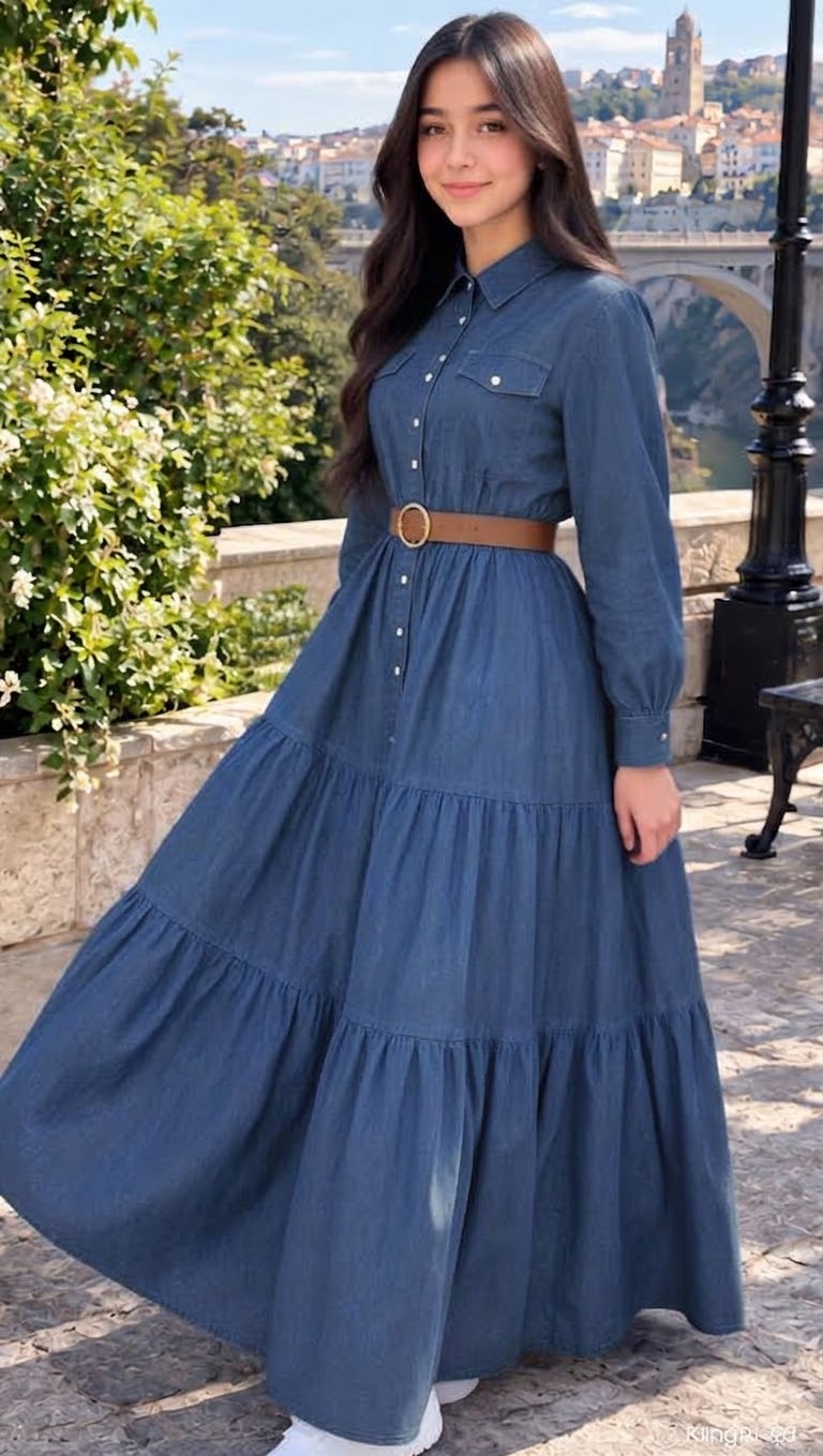 Robe jeans