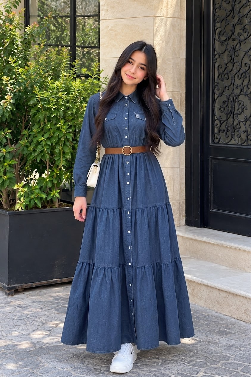 Robe jeans