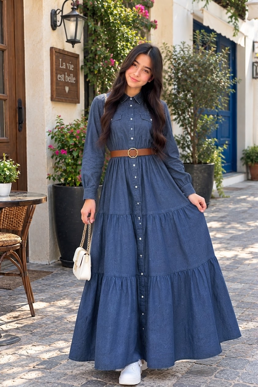 Robe jeans
