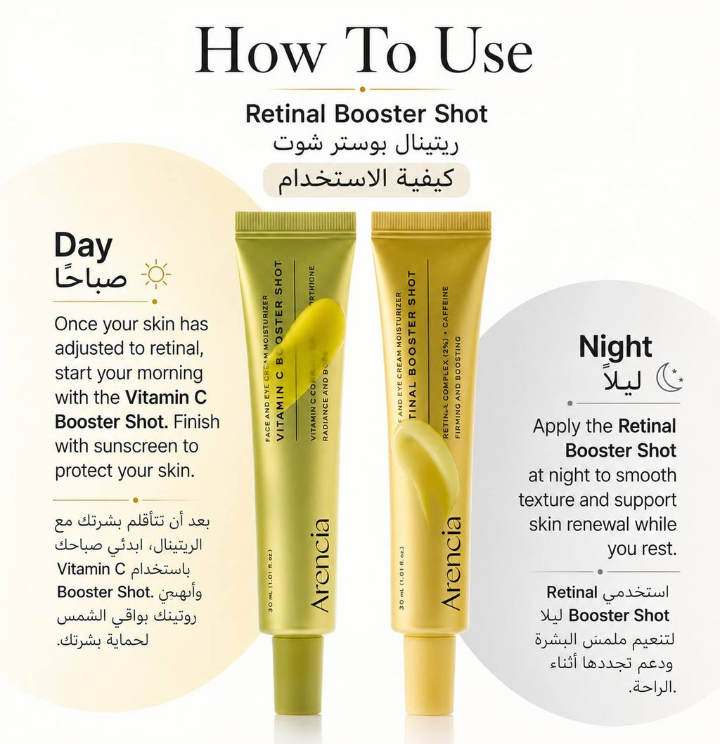 Arencia - RETINAL BOOSTER SHOT- Face & eye cream moisturizer