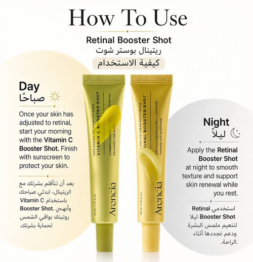 Arencia - RETINAL BOOSTER SHOT- Face & eye cream moisturizer
