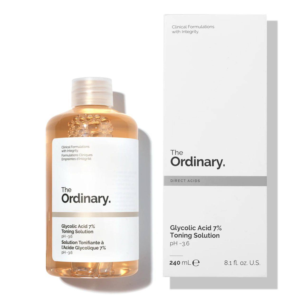 The Ordinary Tonique Exfoliant a l'Acide Glycolique 7% 240ML